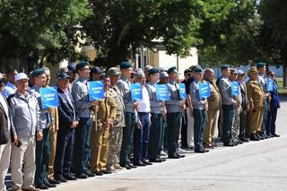 В Актобе стартовал X юбилейный Республиканский турнир по волейболу среди ветеранов войны в Афганистане