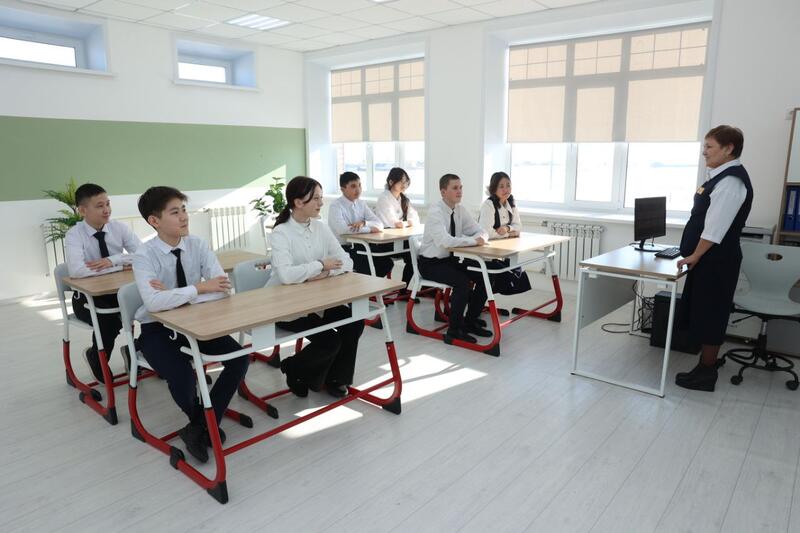 В селе Енбек Костанайского района открылась новая школа