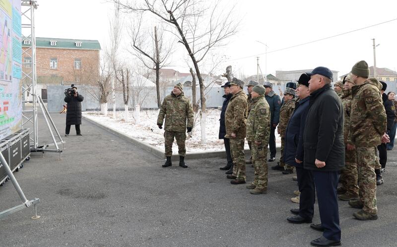 Министр обороны проинспектировал военные объекты в Кызылординской области