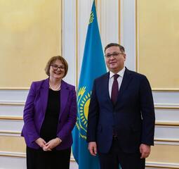 Глава МИД Казахстана принял Посла Великобритании