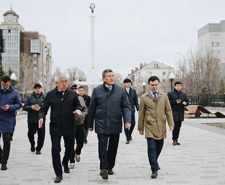 В Петропавле начался второй этап реконструкции главной улицы города