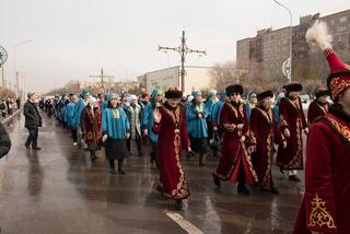 Свыше тысячи участников собрал парад национальных костюмов в Темиртау