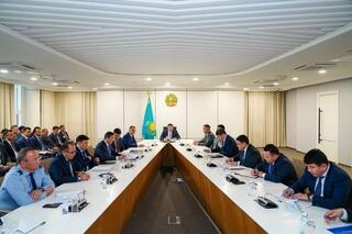 В ТУРКЕСТАНСКОЙ ОБЛАСТИ ПРОШЛО СОВЕЩАНИЕ ПО РЕАЛИЗАЦИИ ПОСЛАНИЯ ПРЕЗИДЕНТА