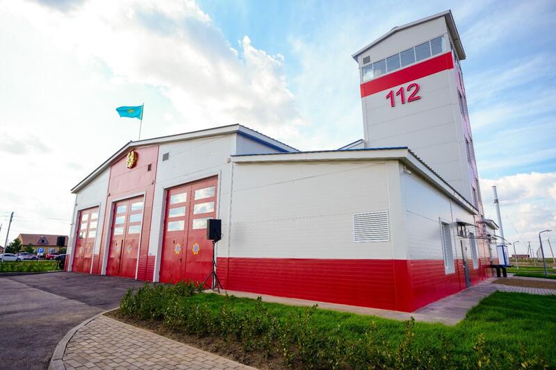 Пожарное депо открыли в Астане