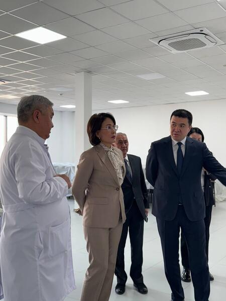 А. АЛЬНАЗАРОВА ОЗНАКОМИЛАСЬ С РАБОТОЙ МЕДИЦИНСКИХ ОРГАНИЗАЦИЙ АЛМАТЫ