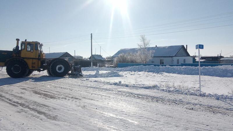 В Алтынсаринском районе прошла акция «Снежный десант»