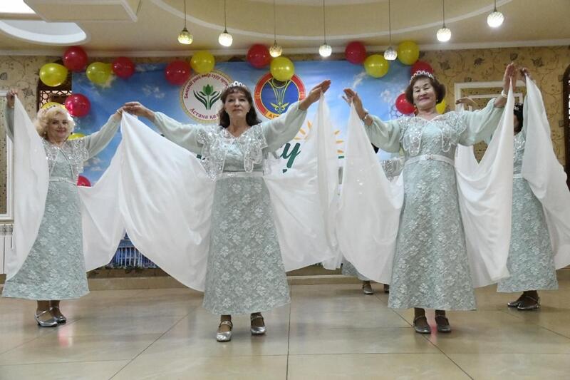 В Астане прошел танцевальный фестиваль среди людей пенсионного возраста
