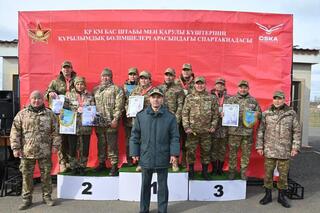 В Астане определены лучшие стрелки Вооруженных сил