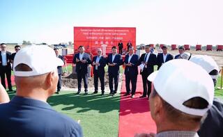 ТУРКЕСТАН: НА ТЕРРИТОРИИ ЦЕНТРА МЕЖДУНАРОДНОЙ ПРОМЫШЛЕННОЙ КООПЕРАЦИИ «ЦЕНТРАЛЬНАЯ АЗИЯ» ЗАЛОЖИЛИ КАПСУЛУ ИНДУСТРИАЛЬНОГО ПАРКА