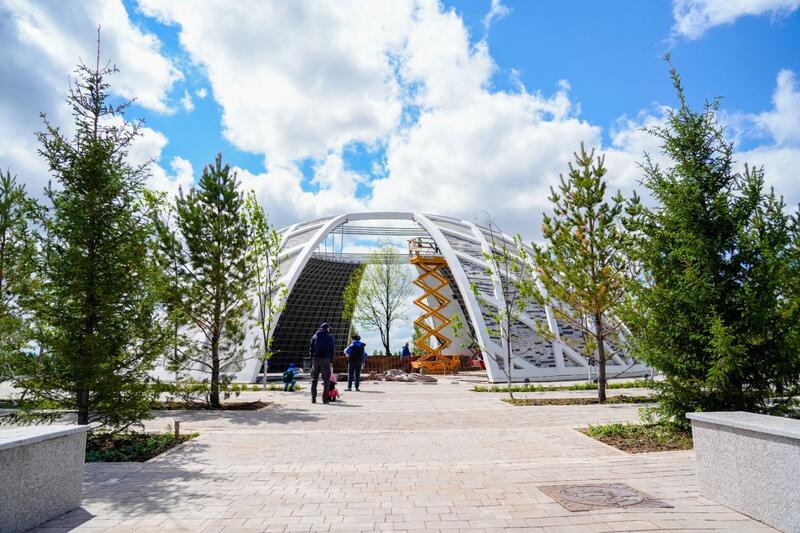 180 дворовых и общественных пространств благоустроят в Астане