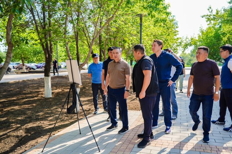 173 общественных и дворовых пространств благоустроят в Астане в текущем году