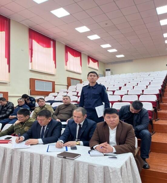 О проведении командно-штабных учений по борьбе с терроризмом в Жуалынском, Сарысуском и Таласском районах Жамбылской области