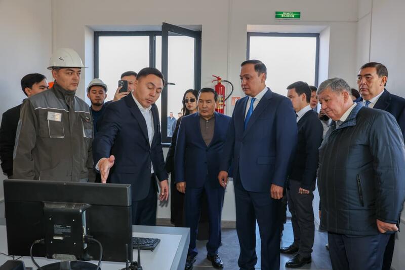 Завод по производству извести запустили в Жамбылской области