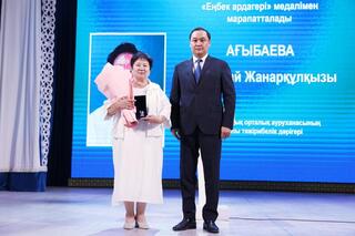 Ербол Карашукеев наградил лучших медработников Жамбылской области