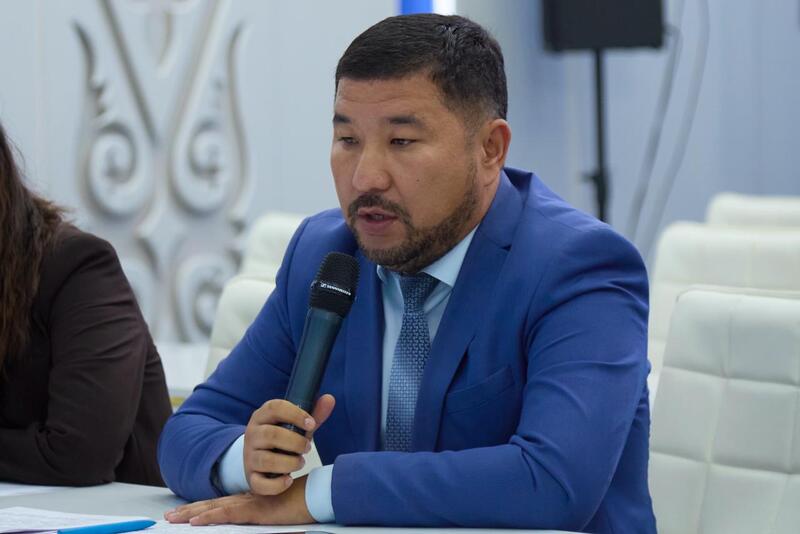Вице-министр юстиции РК Ботагоз Жакселекова провела брифинг для представителей средств массовой информации в Службе центральных коммуникаций при Президенте Республики Казахстан