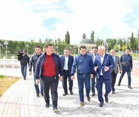 Министр сельского хозяйства посетил село Наги Ильясов