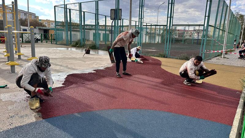 АКИМ ОБЛАСТИ ПРОВЕРИЛ СОСТОЯНИЕ ДЕТСКИХ ИГРОВЫХ ПЛОЩАДОК В ГОРОДЕ ЖЕЗКАЗГАН