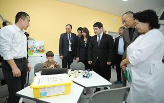 В Жанаозене состоялось техническое открытие реабилитационного центра для детей с особыми потребностями