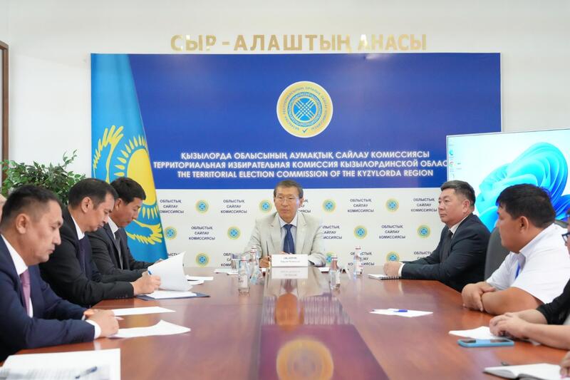 Председатель ЦИК РК Нурлан Абдиров посетил Кызылординскую область с рабочей поездкой