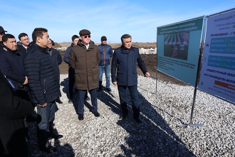 Рабочий визит Министра сельского хозяйства в Костанайскую область