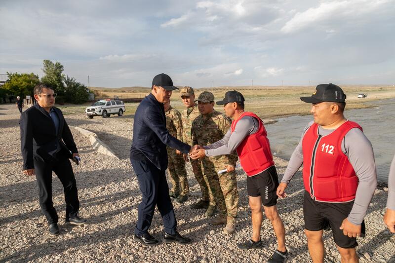 Ербол Карашукеев поручил за неделю устранить недостатки на спасательном посту в Жуалынском районе