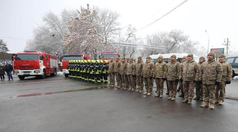 В Алматы обновили специализированную пожарную часть