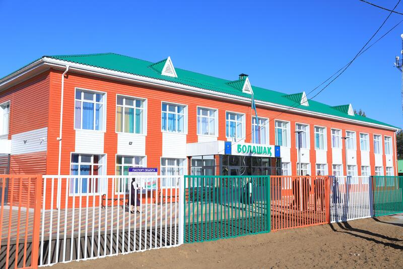 В селе Бестамак капитально отремонтировали старый детский сад