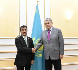 Министр иностранных дел Казахстана принял Генерального секретаря МИД Катара