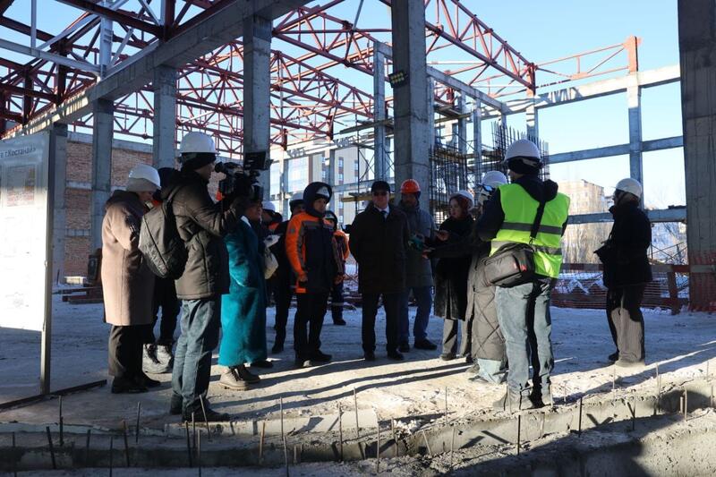 Ход работ по реконструкции аквапарка «Осьминог»