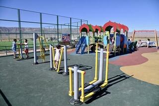 В СОЗАКСКОМ РАЙОНЕ ОТКРЫЛИ ДЕТСКИЕ ИГРОВЫЕ ПЛОЩАДКИ