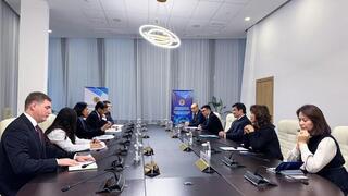 Глава АСПиР Асет Иргалиев провел встречу с Генеральным директором АБР по Центральной и Западной Азии Леей Гутиеррес