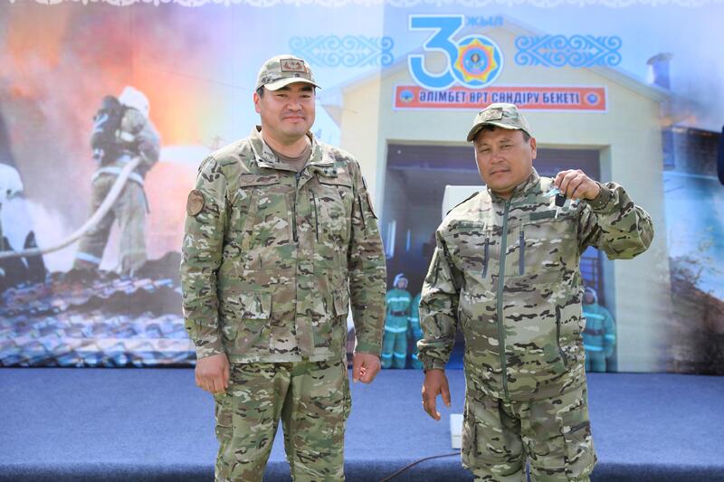 В селе Алимбетовка открыт новый пожарный пост в рамках программы «Ауыл құтқарушылары»