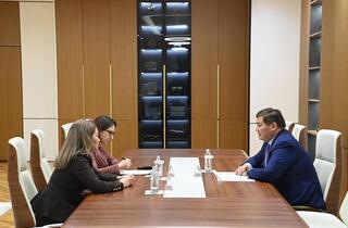 Аким области встретился с главой координационного совета женщин ООН в Центральной Азии и Казахстане