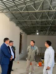 Заместитель акима Мангистауской области Ербол Избергенов ознакомился с инфраструктурными проектами в селе Курык