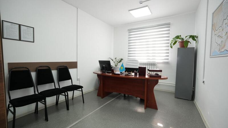 В селе Сарыозек начала работу обновленная пожарная часть