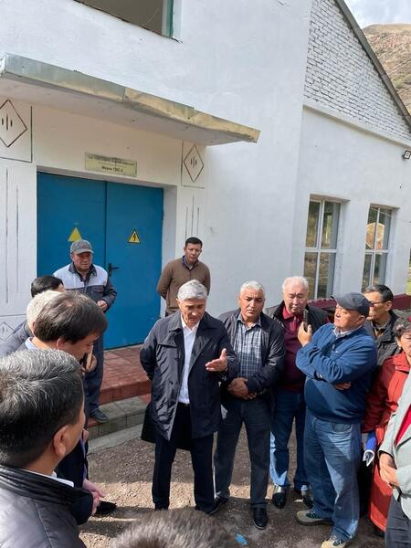 Вице-министр энергетики Ж.Д. Нурмаганбетов в Жамбылской области в провел выездное совещание с представителями малых гидроэлектростанций