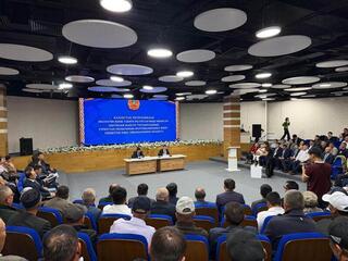 ВИЦЕ-МИНИСТР ЭКОЛОГИИ И ПРИРОДНЫХ РЕСУРСОВ РК ВСТРЕТИЛСЯ С ЖИТЕЛЯМИ ТУРКЕСТАНСКОЙ ОБЛАСТИ