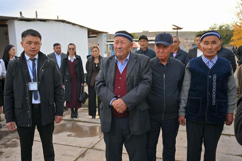 Аким области Абай Берик Уали посетил село Кызылкесик
