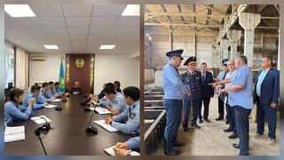 Представители МВД встретились с личным составом УИС в Павлодаре