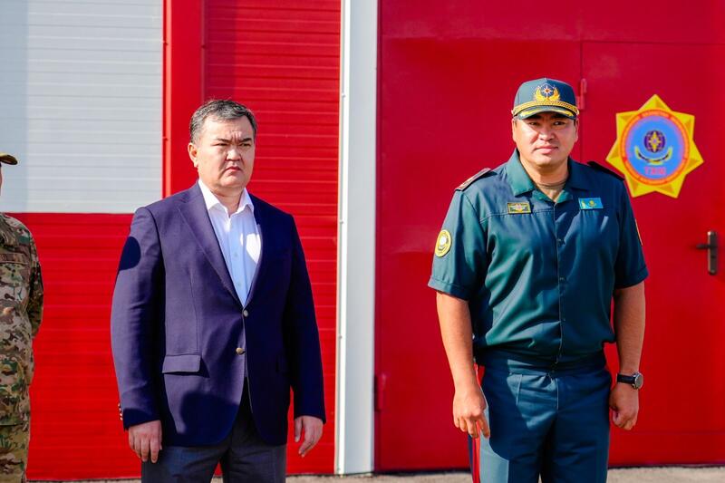 Пожарное депо открыли в Астане