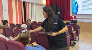 Полицейские обучают молодых костанайцев безопасности