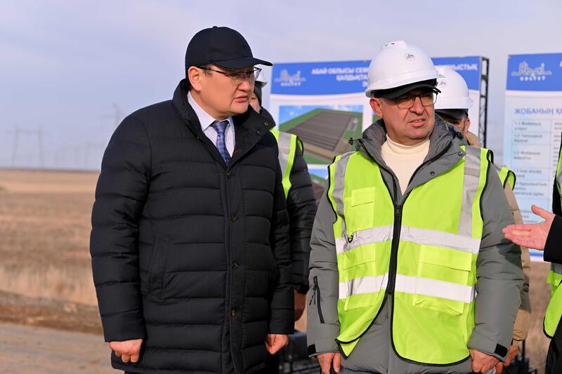 В области Абай начато строительство полигона твердых бытовых отходов