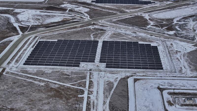 В Костанайской области запущена первая солнечная электростанция