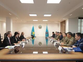 Встреча представителей МЧС Казахстана с делегацией Посольства Федеративной Республики Германия