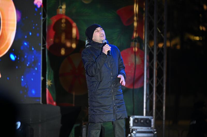 Аким области посетил праздничное мероприятие, посвященное Новому году