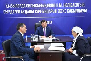 Личный прием граждан Сырдарьинского района