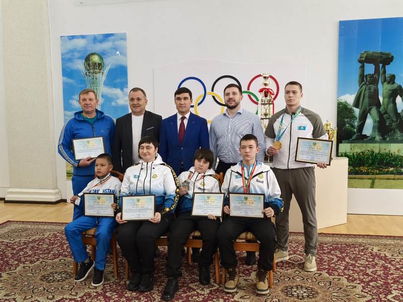 В Карагандинской области чествовали победителей мировых первенств