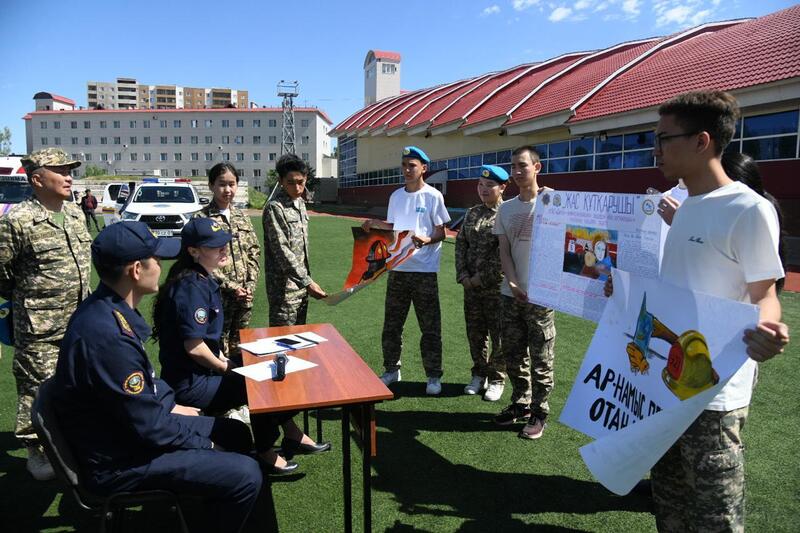 Лучших юных спасателей определяли в Астане