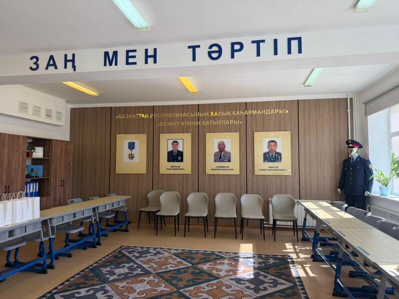 Специализированный класс «Жас сақшы» открыли в столичной школе