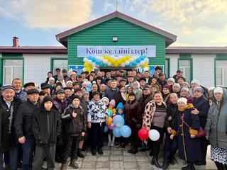 В селе Еңбек Есильского района открылась новая начальная школа на 50 мест